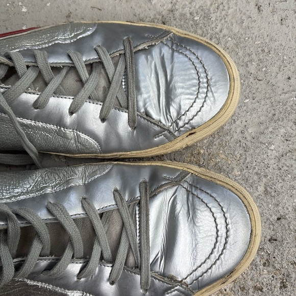 Golden Goose Silver slide trainers - Picture 9 of 9